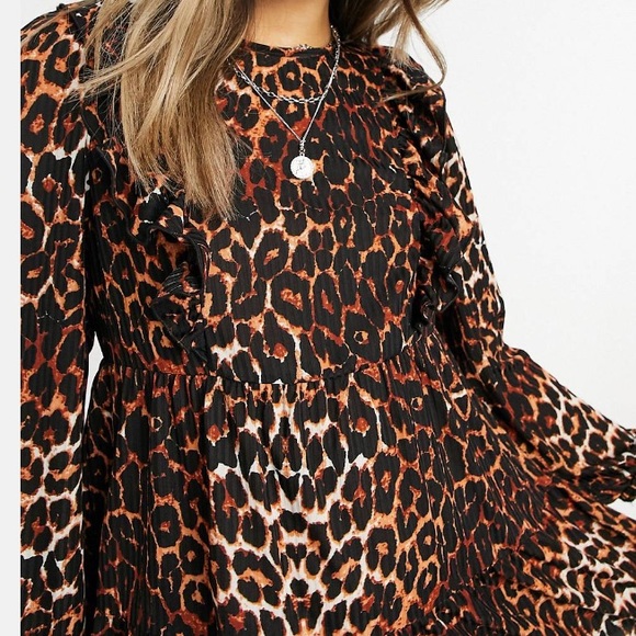 ASOS Leopard Babydoll Dress - Picture 6 of 6